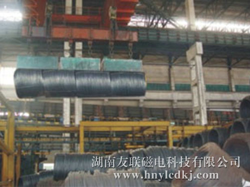MW22系列吊運(yùn)型材用 成卷線(xiàn)材（盤(pán)圓）起吊用電磁鐵